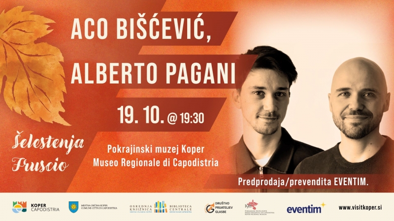 Aco Bišćević, glas in klavir – Alberto Pagani, ples